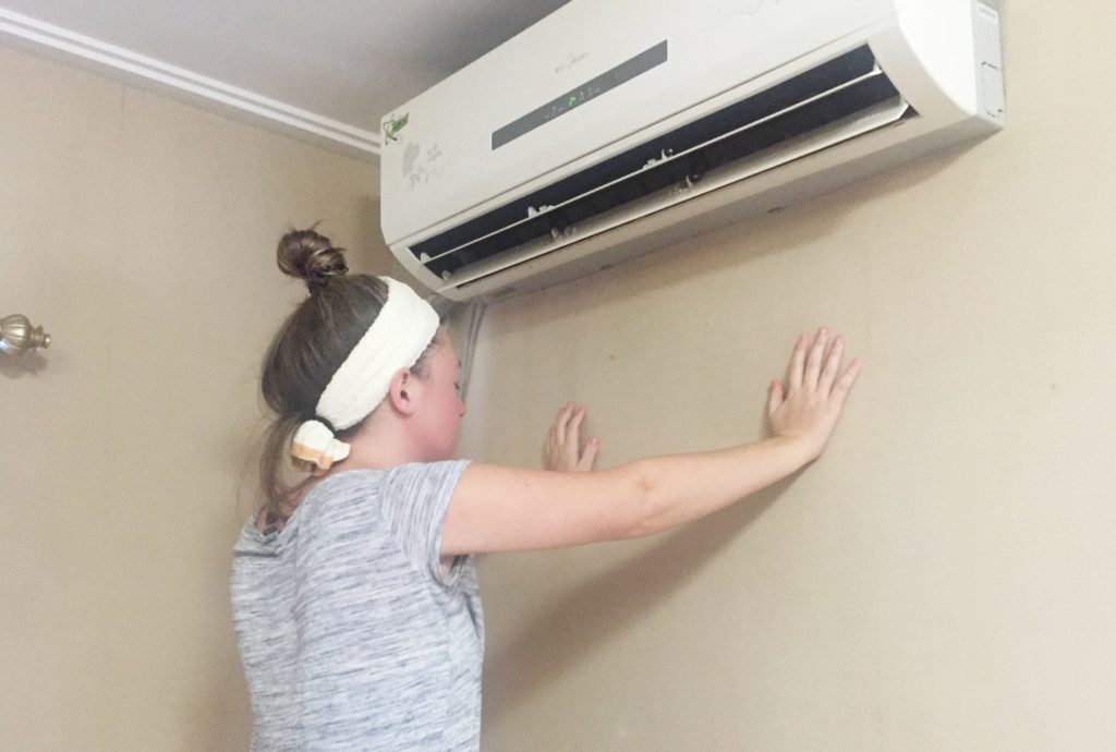air conditioner after bee venom mask