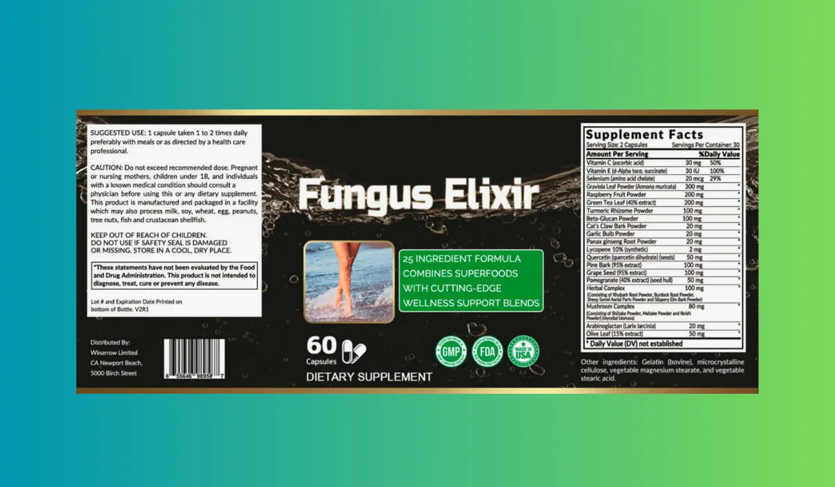 Fungus Elixir Supplement Facts